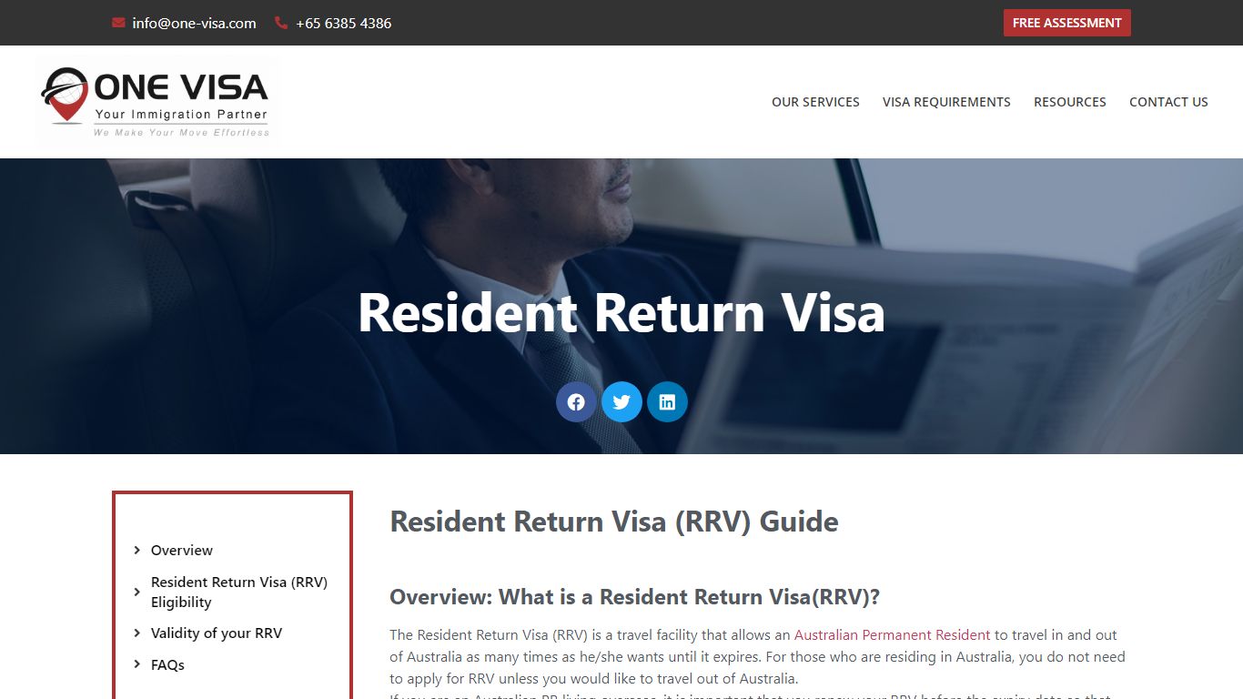 Apply For a Australian Resident Return Visa | One-Visa