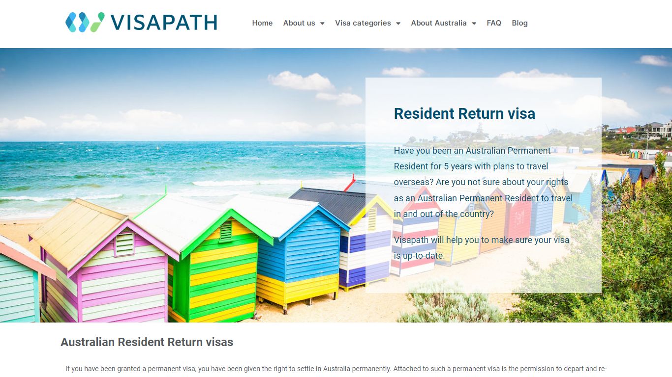 Resident Return visa - Requirements and how to apply online