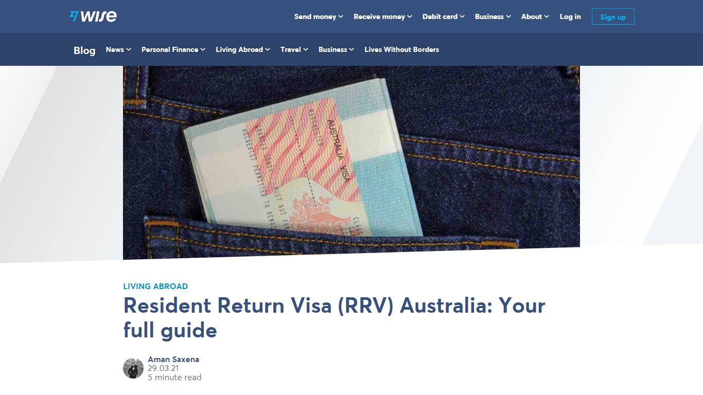 Resident Return Visa (RRV) Australia: Your full guide - Wise
